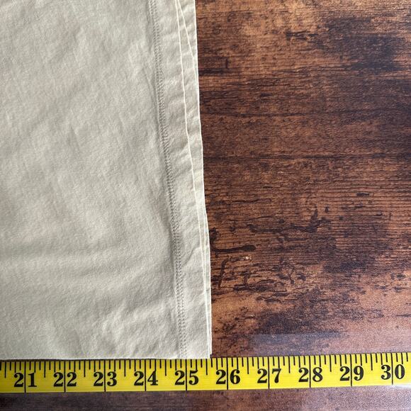 Sundance Babydoll Blouse Top Large Tan Khaki Scoop Neck Cottagecore Boho Preppy - Picture 4 of 9